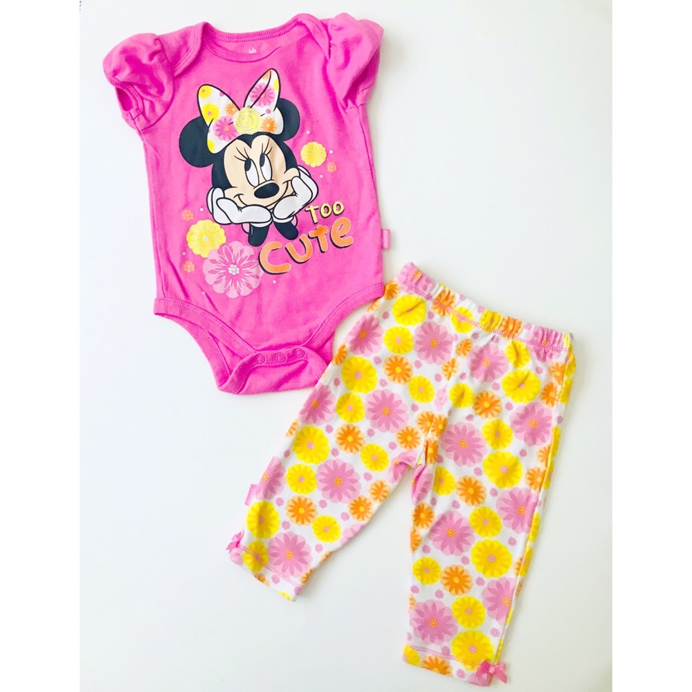 Disney’s Minnie Mouse Onesie & Matching Pants